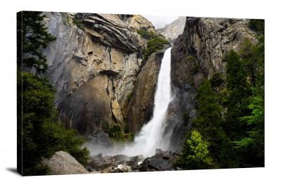 Yosemite Falls Trail, 2018 - Canvas Wrap