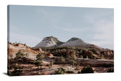 Two Hill Zions, 2018 - Canvas Wrap