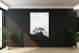 B&W Shrouded Mountain, 2017 - Canvas Wrap2