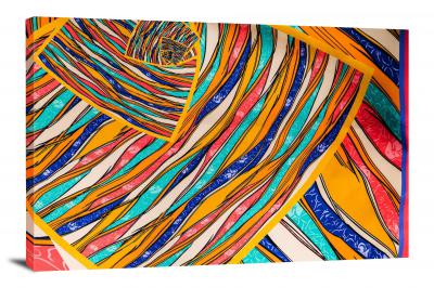 Striped Fabric, 2017 - Canvas Wrap