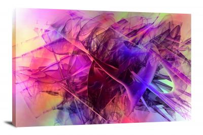 Pink and Purple Glass, 2015 - Canvas Wrap