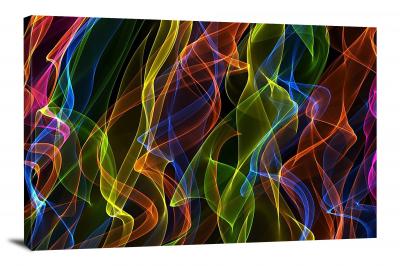 Colorful Flames, 2016 - Canvas Wrap