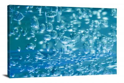 Blue Bubbles, 2017 - Canvas Wrap