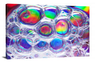 Vibrant Bubbles, 2019 - Canvas Wrap