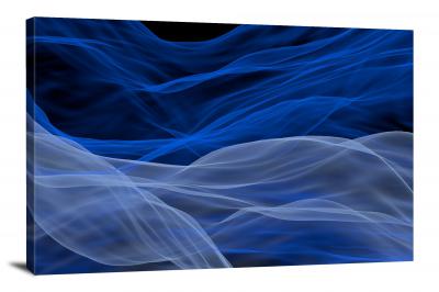 Blue Fabric, 2021 - Canvas Wrap