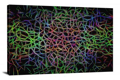 Multicolored Threads, 2018 - Canvas Wrap