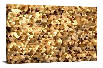 Brown Triangles, 2018 - Canvas Wrap