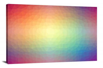 Colorful Geometric, 2017 - Canvas Wrap