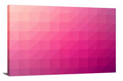 Pink Shapes, 2017 - Canvas Wrap