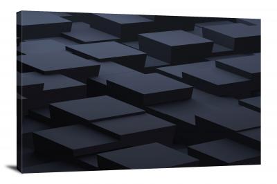 Black Squares, 2020 - Canvas Wrap