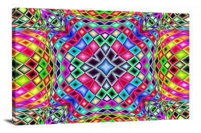 Disco Pattern, 2016 - Canvas Wrap