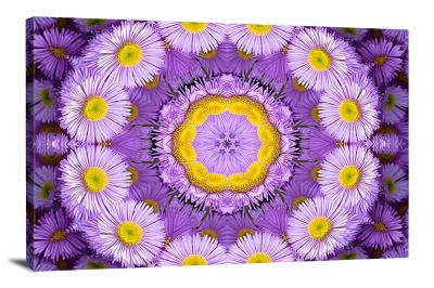 Purple Flowers, 2012 - Canvas Wrap
