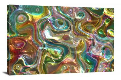 Swirls of Color, 2017 - Canvas Wrap