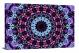 Blue and Purple Kaleidoscope, 2017 - Canvas Wrap