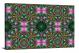 Pink and Green Kaleidoscope, 2016 - Canvas Wrap