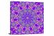 Purple and Teal Pattern, 2015 - Canvas Wrap