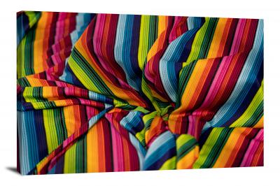 Colorful Fabric, 2020 - Canvas Wrap