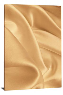Yellow-Gold Silk, 2021 - Canvas Wrap