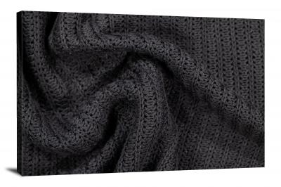 Soft Black Fabric, 2021 - Canvas Wrap
