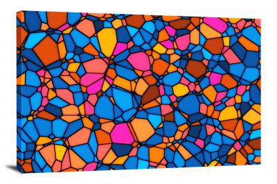 Colorful Mosaic, 2021 - Canvas Wrap