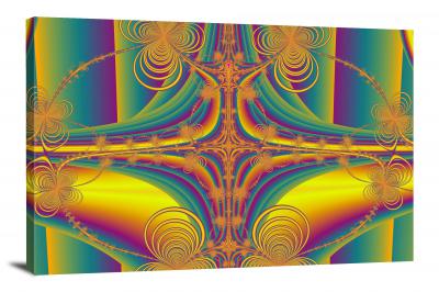 Holographic Fractals, 2022 - Canvas Wrap