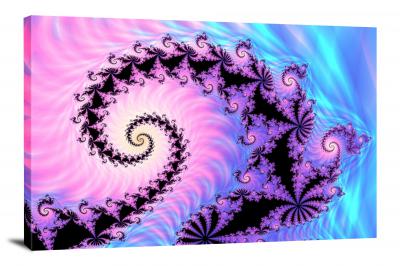 Purple and Blue, 2021 - Canvas Wrap