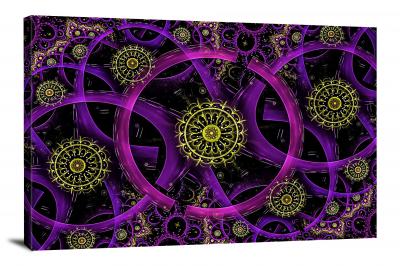 Purple Rings, 2016 - Canvas Wrap
