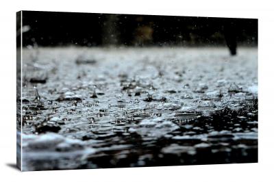 Droplets on the Ground, 2017 - Canvas Wrap