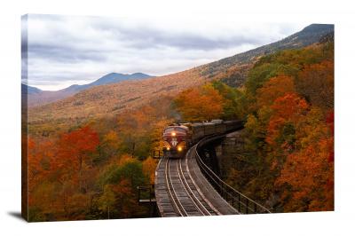Autumn Train, 2018 - Canvas Wrap