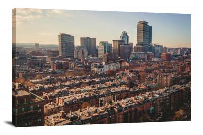 Boston Neighborhoods, 2020 - Canvas Wrap