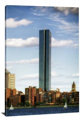 Bostons Buildings, 2014 - Canvas Wrap