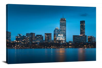 Boston Downtown, 2020 - Canvas Wrap