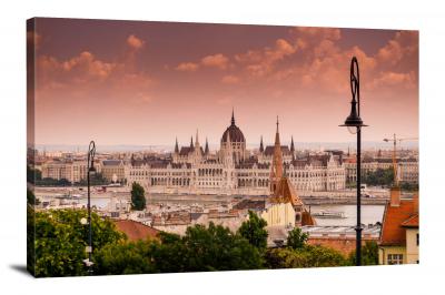 Cathedral in Budapest, 2019 - Canvas Wrap