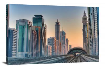 Dubai Skyscrapers, 2021 - Canvas Wrap