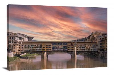 Bridge at Sunset, 2020 - Canvas Wrap
