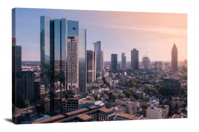 View of Frankfurt, 2020 - Canvas Wrap
