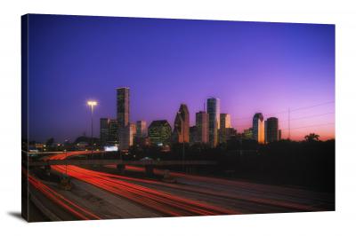 Sunset in Texas, 2014 - Canvas Wrap