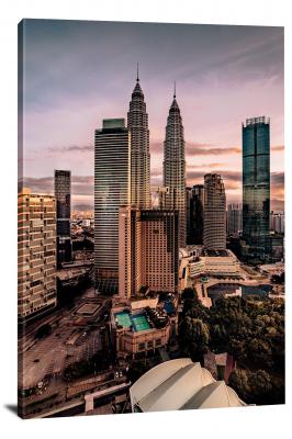 Petronas Towers, 2019 - Canvas Wrap
