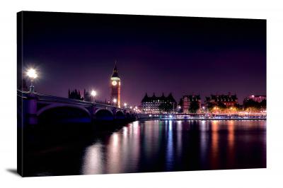 Westminster Bridge, 2017 - Canvas Wrap