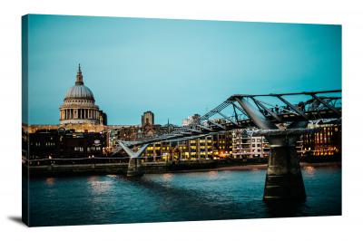 Millennium Bridge, 2015 - Canvas Wrap