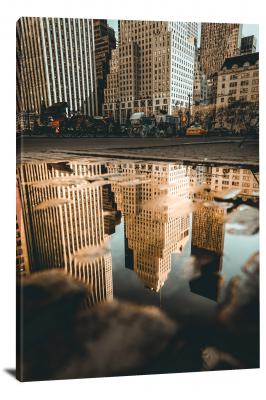 New York Reflections, 2017 - Canvas Wrap