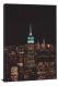 Vintage Image of Nighttime Manhattan, 2020 - Canvas Wrap