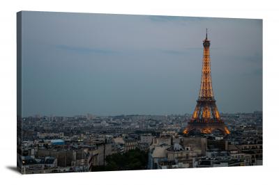 Tour Eiffel, 2017 - Canvas Wrap