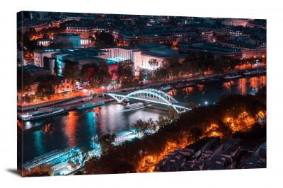 Bridge in Paris, 2021 - Canvas Wrap
