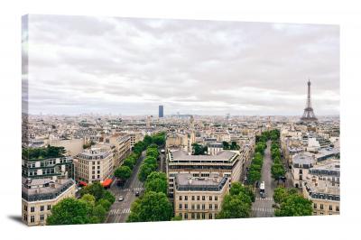 Cloudy Day in France, 2019 - Canvas Wrap