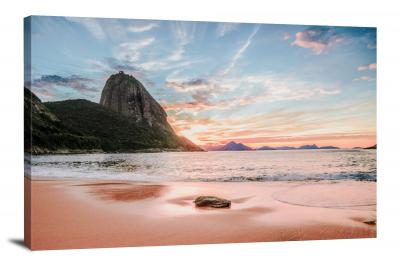 Beach in Rio, 2019 - Canvas Wrap