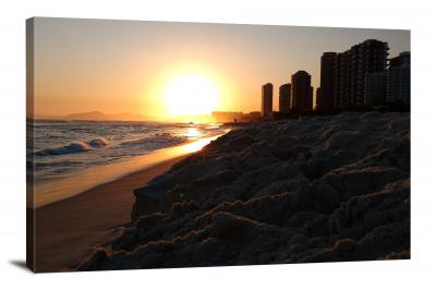 Beach Sunset in Rio, 2017 - Canvas Wrap