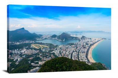 Aerial View of Rio,  - Canvas Wrap
