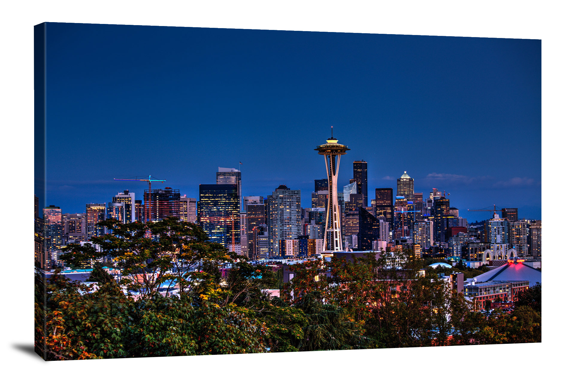 Seattle Skyline, 2019 - Canvas Wrap