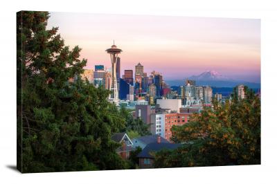 Seattle in Love, 2018 - Canvas Wrap